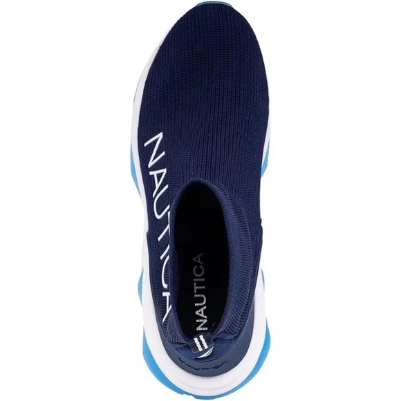 Nautica Men's High Sock Sneaker with Enhanced Ankle Support Style-Bowen Blue - Picture 2 of 12